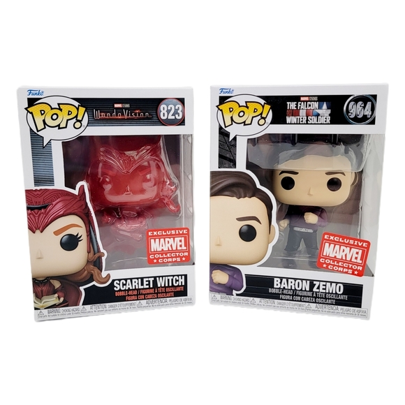 Wanda Vision Scarlet Witch Falcon Winter Soldier Baron Zemo Funko Marvel Corps - Picture 3 of 13